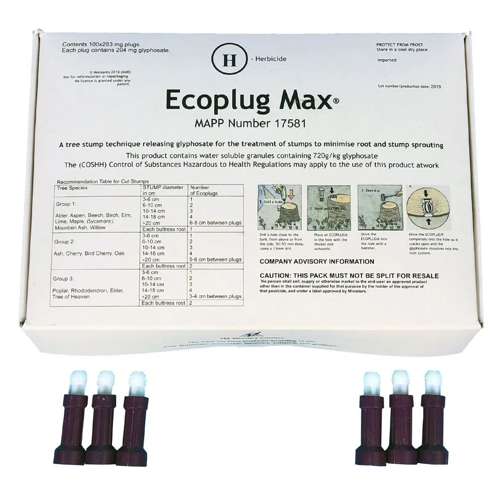 Ecoplug Max 100 Plugs - Prevent Tree Stump Regrowth - Image 3