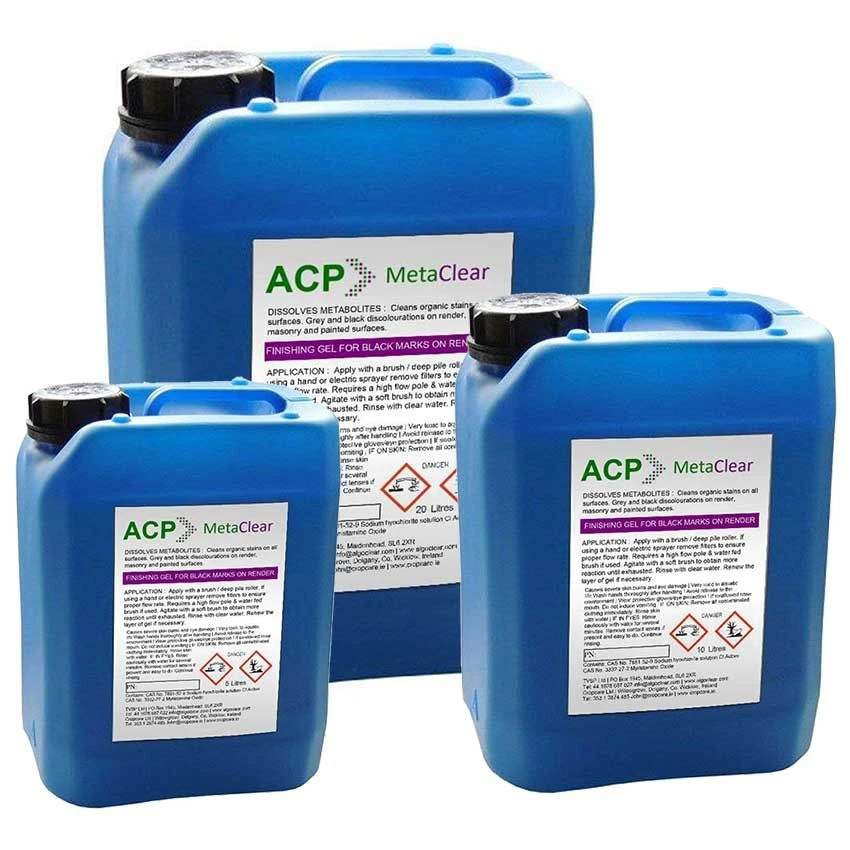 MetaClear - Removes Black Fungal Staining On Walls, Render & Masonry