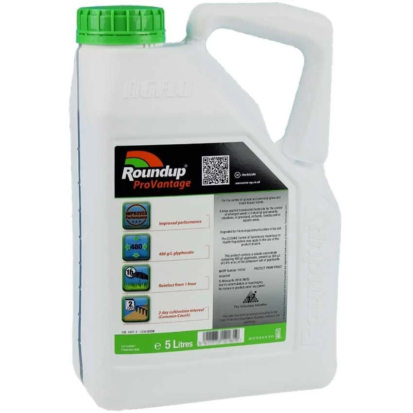 Roundup ProVantage 5L High Strength Glyphosate - Legal Public Area Use