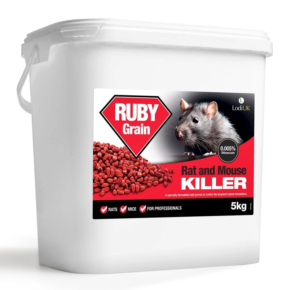 Ruby Grain Rodenticide Sachets 5kg