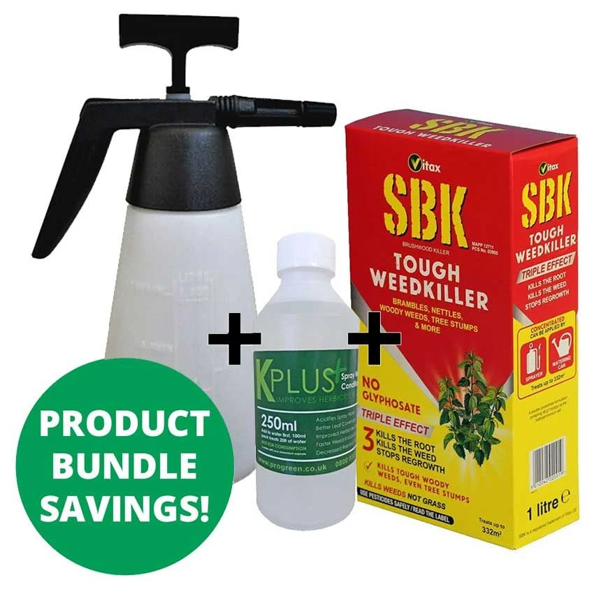 SBK Brushwood Killer 1L & KPlus 250ML & Proweed 1.5L Sprayer